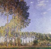 Claude Monet Poplars on the Banks of the Epte oil painting reproduction